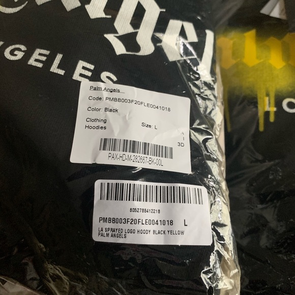 Palm Angels Los Angels Sprayed Hoodie - Picture 3 of 3
